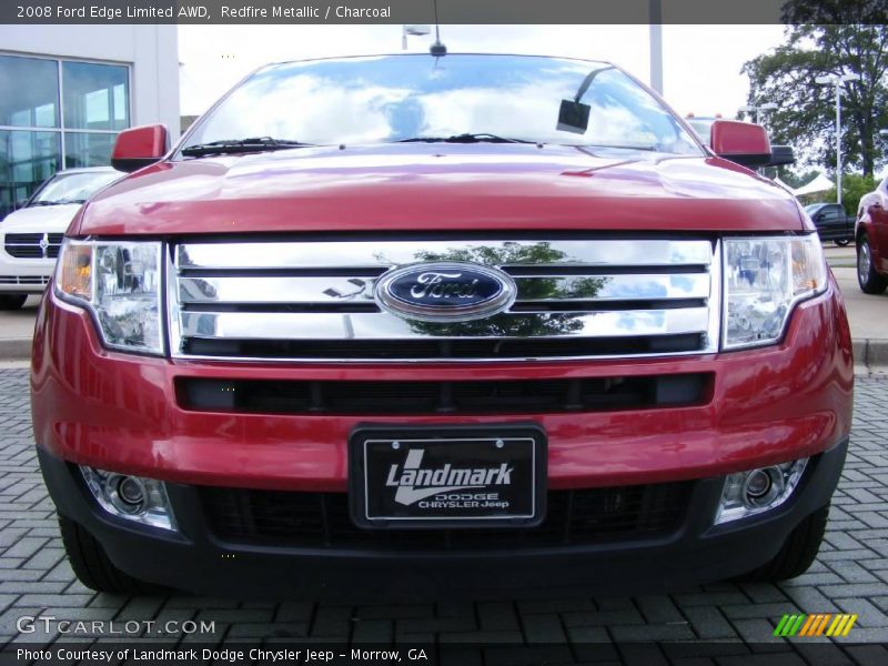 Redfire Metallic / Charcoal 2008 Ford Edge Limited AWD