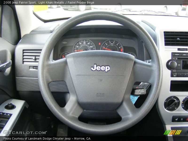 Light Khaki Metallic / Pastel Pebble Beige 2008 Jeep Patriot Sport