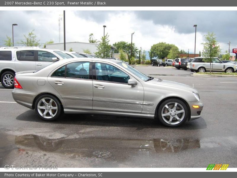 Pewter Metallic / Black 2007 Mercedes-Benz C 230 Sport