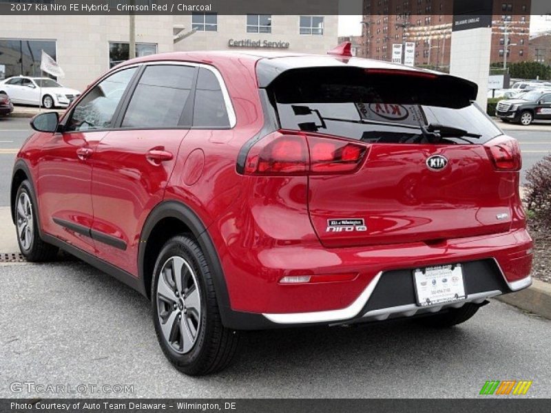 Crimson Red / Charcoal 2017 Kia Niro FE Hybrid