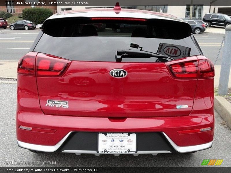 Crimson Red / Charcoal 2017 Kia Niro FE Hybrid