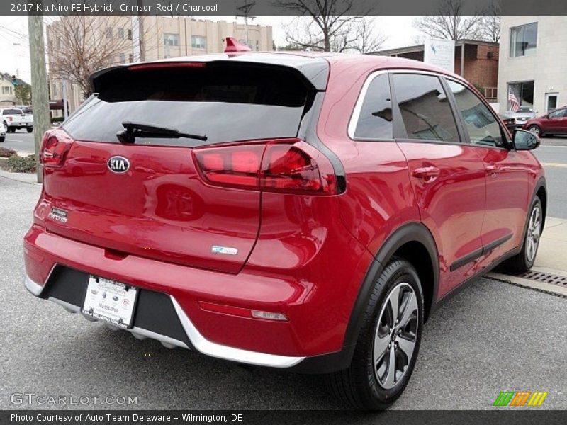 Crimson Red / Charcoal 2017 Kia Niro FE Hybrid