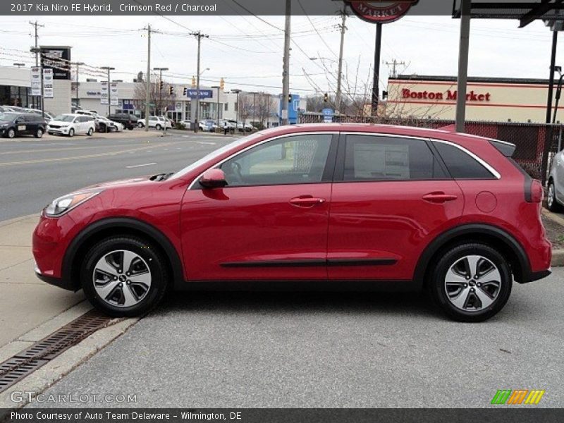 Crimson Red / Charcoal 2017 Kia Niro FE Hybrid