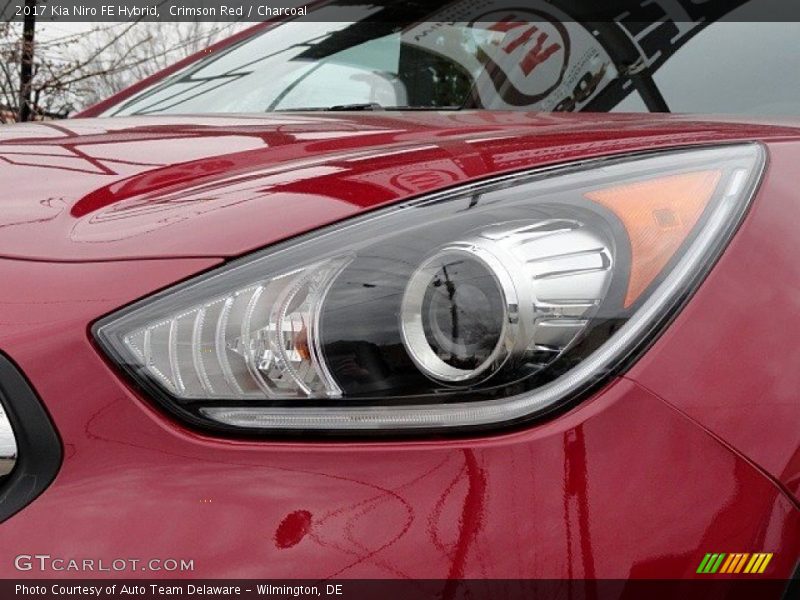 Crimson Red / Charcoal 2017 Kia Niro FE Hybrid