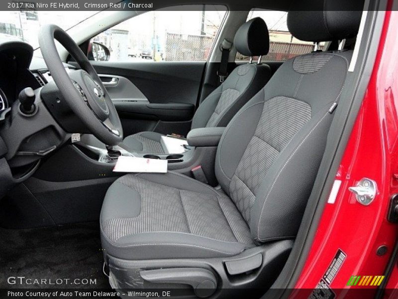 Crimson Red / Charcoal 2017 Kia Niro FE Hybrid