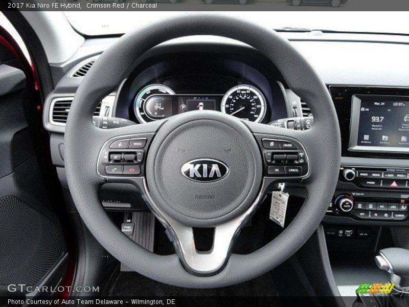 Crimson Red / Charcoal 2017 Kia Niro FE Hybrid