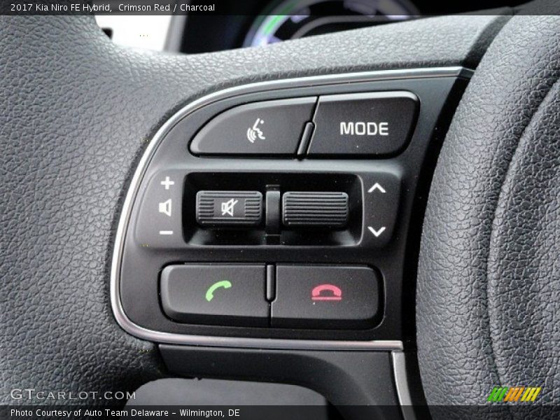 Crimson Red / Charcoal 2017 Kia Niro FE Hybrid