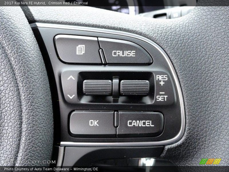 Crimson Red / Charcoal 2017 Kia Niro FE Hybrid