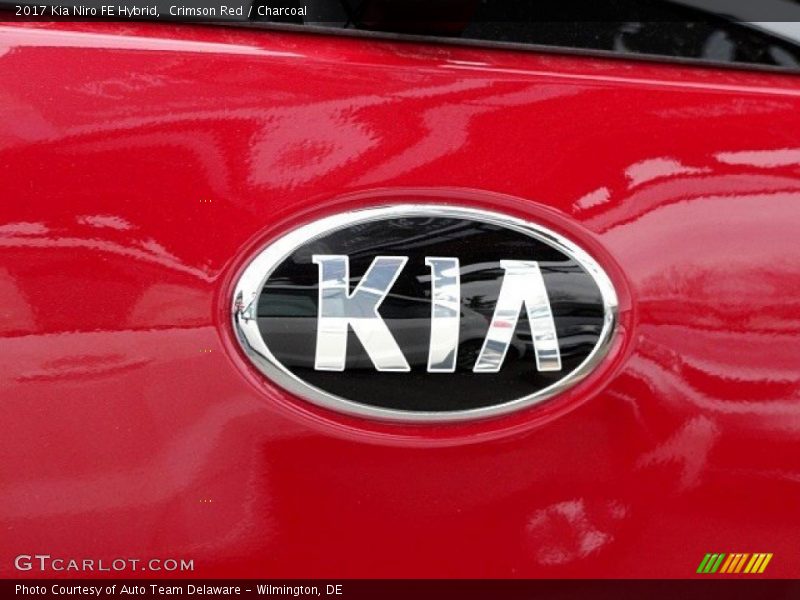 Crimson Red / Charcoal 2017 Kia Niro FE Hybrid