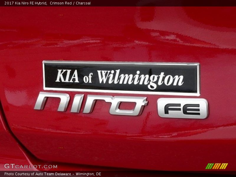 Crimson Red / Charcoal 2017 Kia Niro FE Hybrid