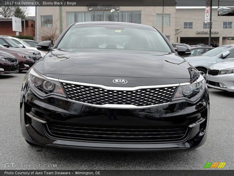 Ebony Black / Beige 2017 Kia Optima EX