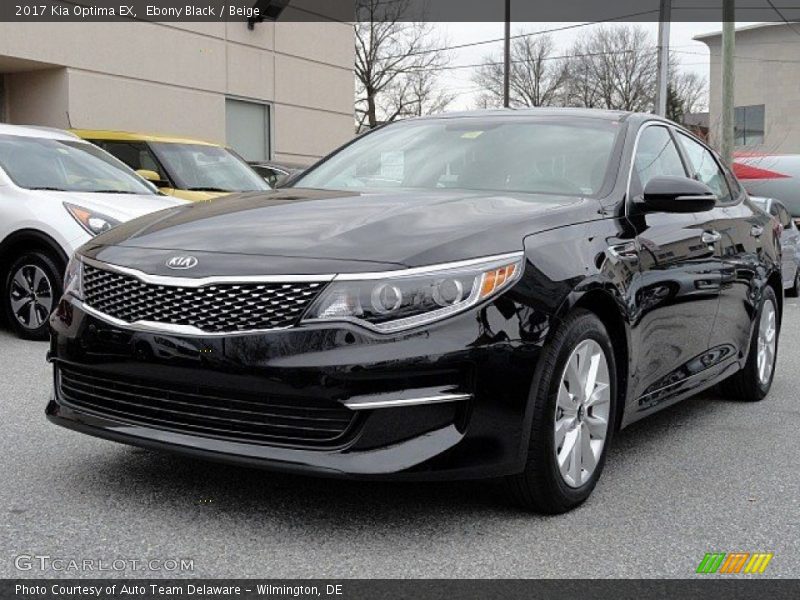 Ebony Black / Beige 2017 Kia Optima EX