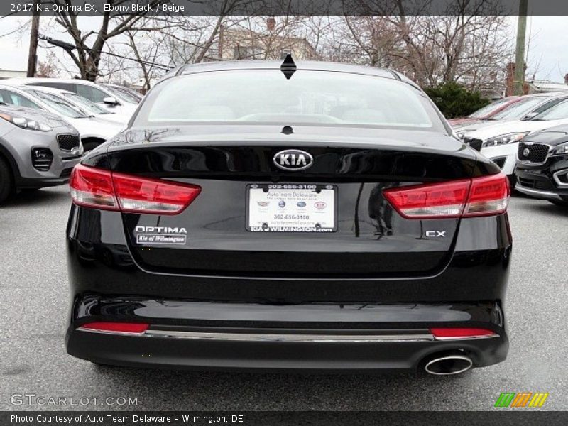 Ebony Black / Beige 2017 Kia Optima EX