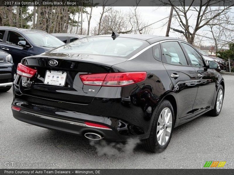 Ebony Black / Beige 2017 Kia Optima EX