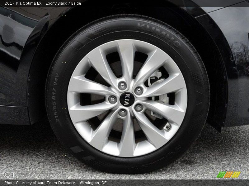 Ebony Black / Beige 2017 Kia Optima EX