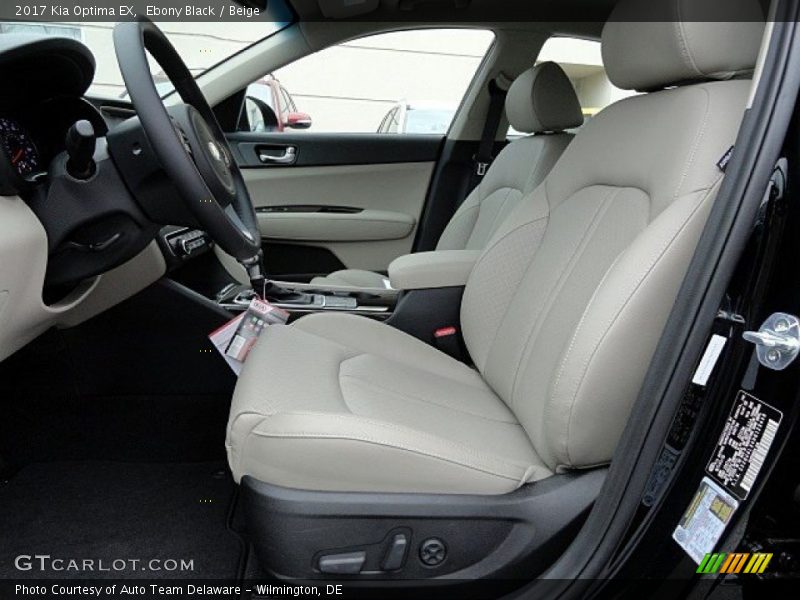 Ebony Black / Beige 2017 Kia Optima EX
