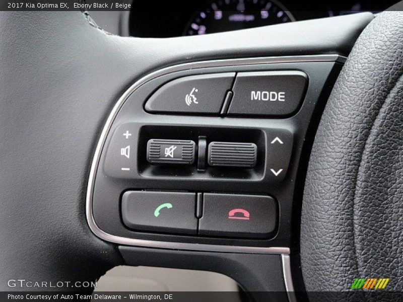 Ebony Black / Beige 2017 Kia Optima EX