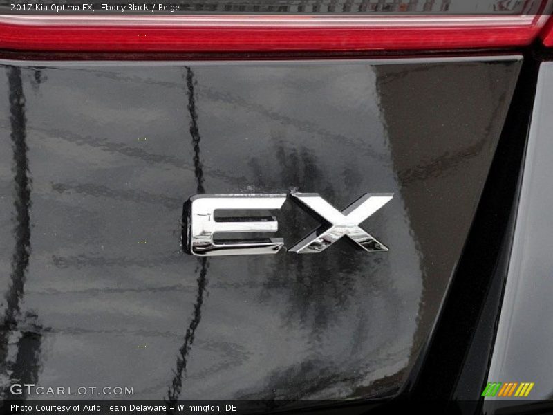 Ebony Black / Beige 2017 Kia Optima EX