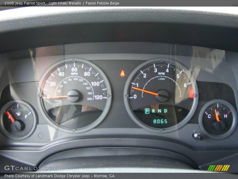 Light Khaki Metallic / Pastel Pebble Beige 2008 Jeep Patriot Sport