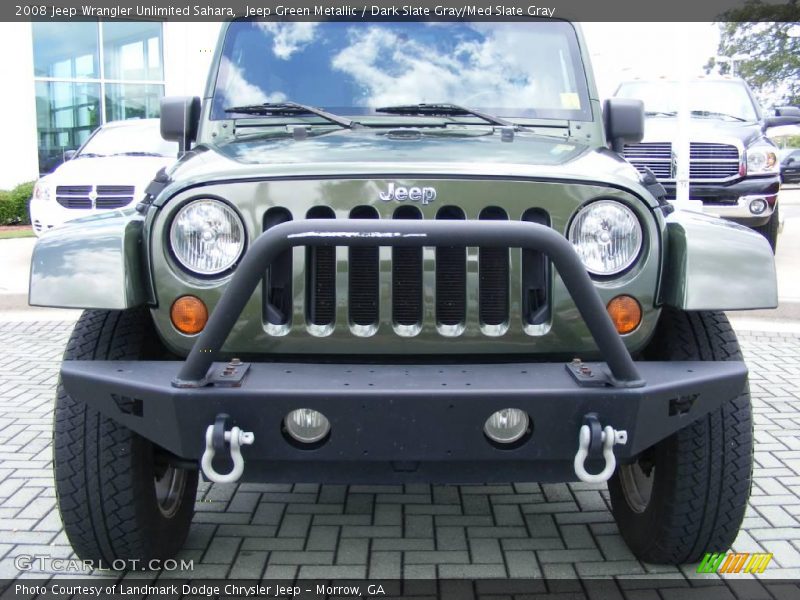 Jeep Green Metallic / Dark Slate Gray/Med Slate Gray 2008 Jeep Wrangler Unlimited Sahara