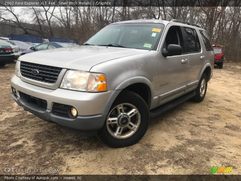 Silver Birch Metallic / Graphite 2002 Ford Explorer XLT 4x4