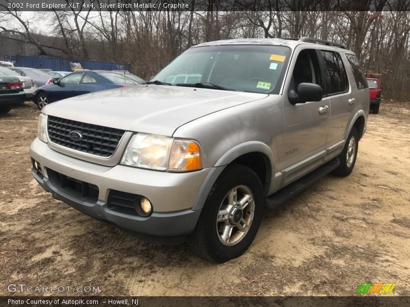 Silver Birch Metallic / Graphite 2002 Ford Explorer XLT 4x4