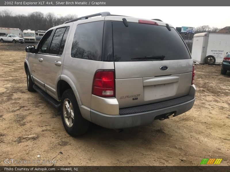 Silver Birch Metallic / Graphite 2002 Ford Explorer XLT 4x4