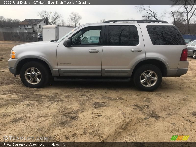 Silver Birch Metallic / Graphite 2002 Ford Explorer XLT 4x4