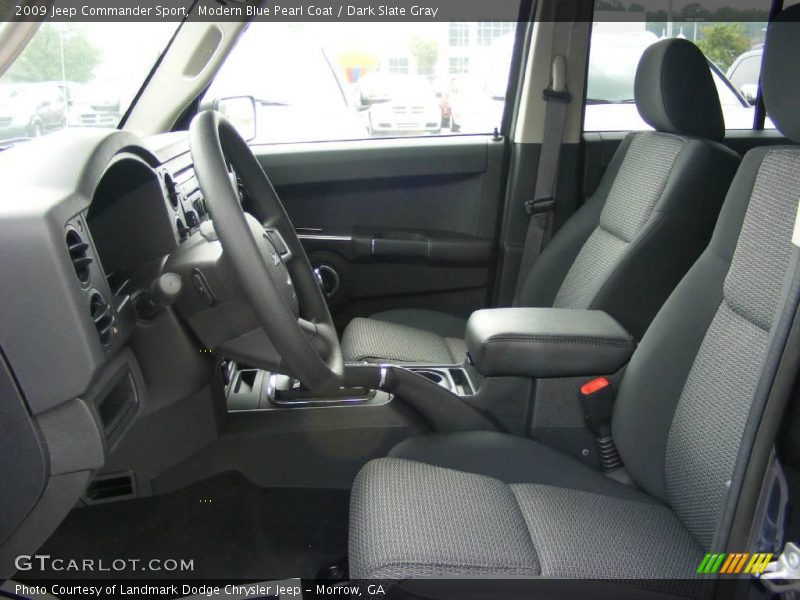 Modern Blue Pearl Coat / Dark Slate Gray 2009 Jeep Commander Sport