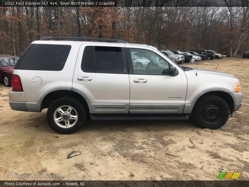 Silver Birch Metallic / Graphite 2002 Ford Explorer XLT 4x4