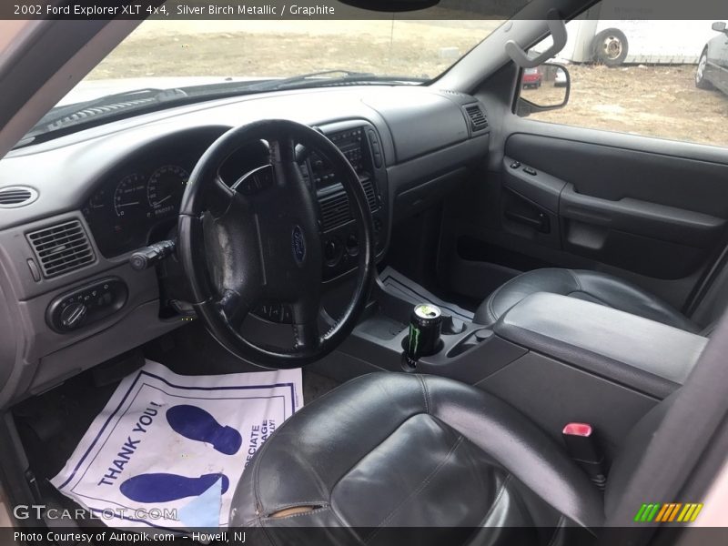 Silver Birch Metallic / Graphite 2002 Ford Explorer XLT 4x4