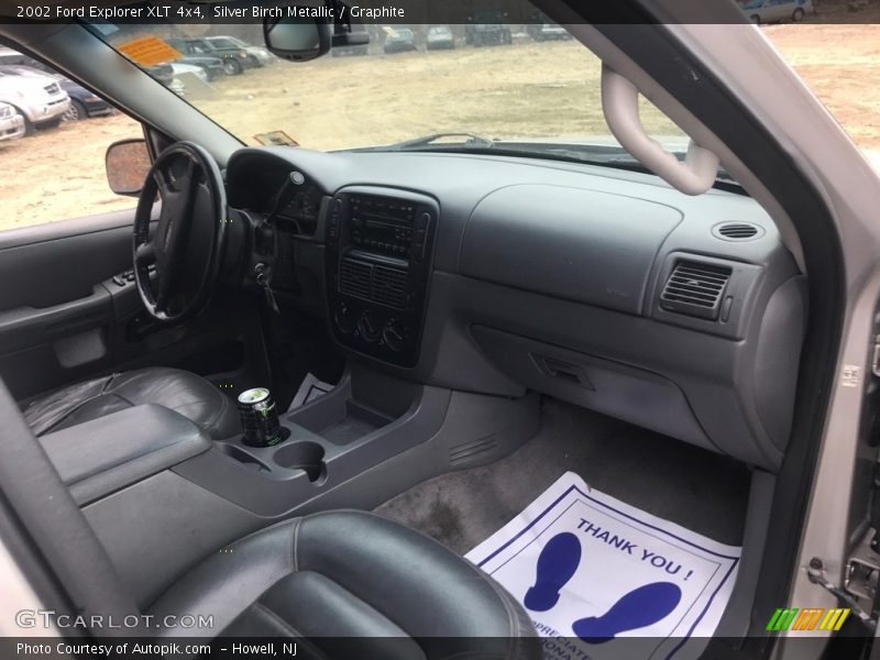 Silver Birch Metallic / Graphite 2002 Ford Explorer XLT 4x4