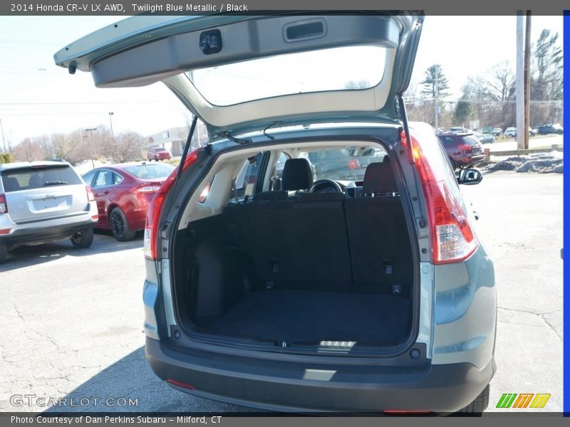 Twilight Blue Metallic / Black 2014 Honda CR-V LX AWD
