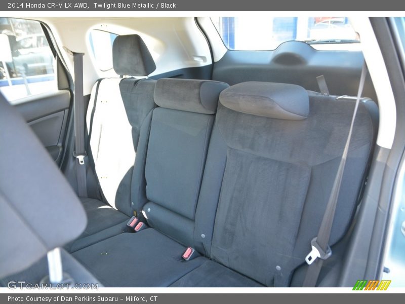 Twilight Blue Metallic / Black 2014 Honda CR-V LX AWD