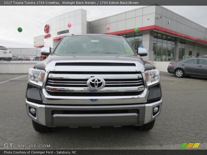 Midnight Black Metallic / 1794 Edition Black/Brown 2017 Toyota Tundra 1794 CrewMax