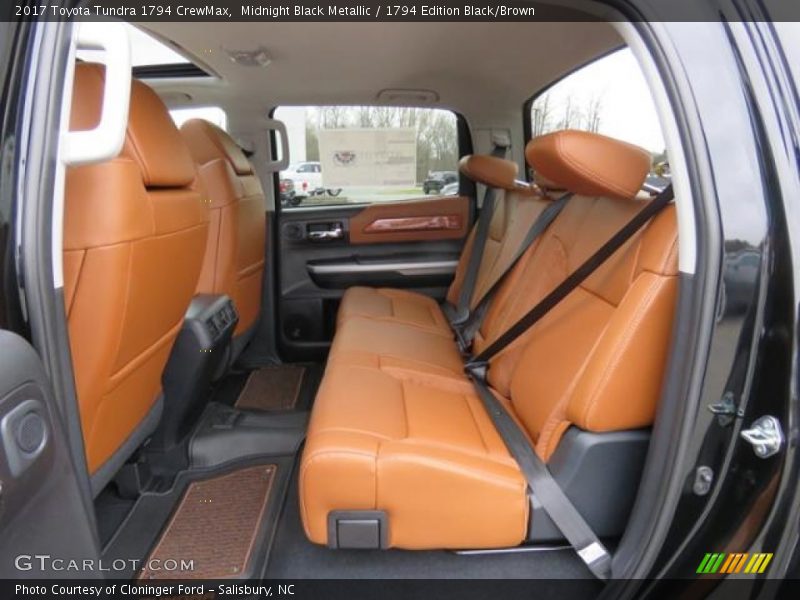 Rear Seat of 2017 Tundra 1794 CrewMax