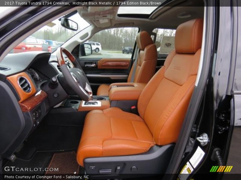  2017 Tundra 1794 CrewMax 1794 Edition Black/Brown Interior