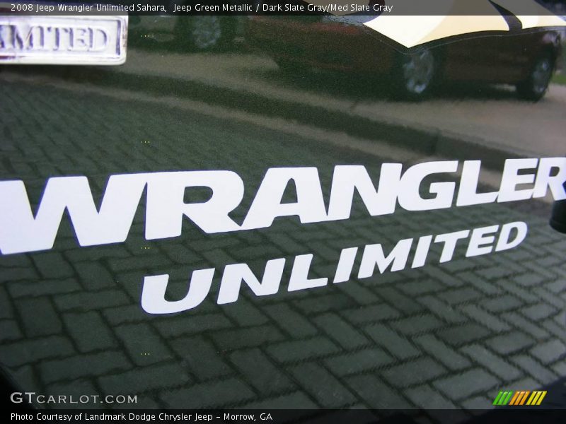 Jeep Green Metallic / Dark Slate Gray/Med Slate Gray 2008 Jeep Wrangler Unlimited Sahara