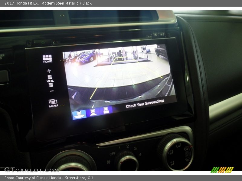 Modern Steel Metallic / Black 2017 Honda Fit EX