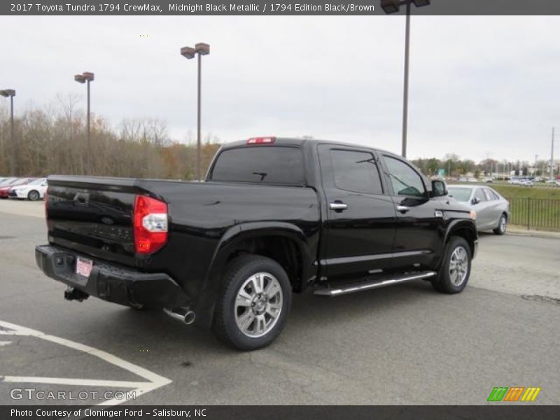 Midnight Black Metallic / 1794 Edition Black/Brown 2017 Toyota Tundra 1794 CrewMax