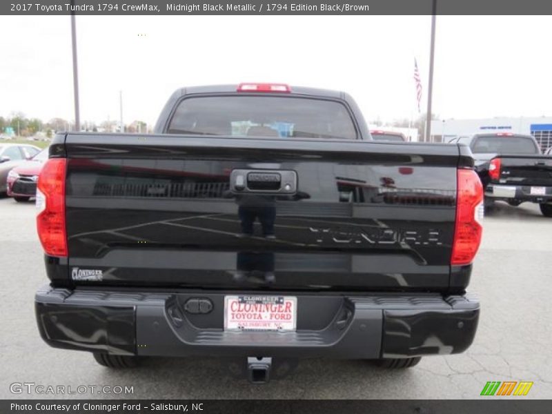 Midnight Black Metallic / 1794 Edition Black/Brown 2017 Toyota Tundra 1794 CrewMax