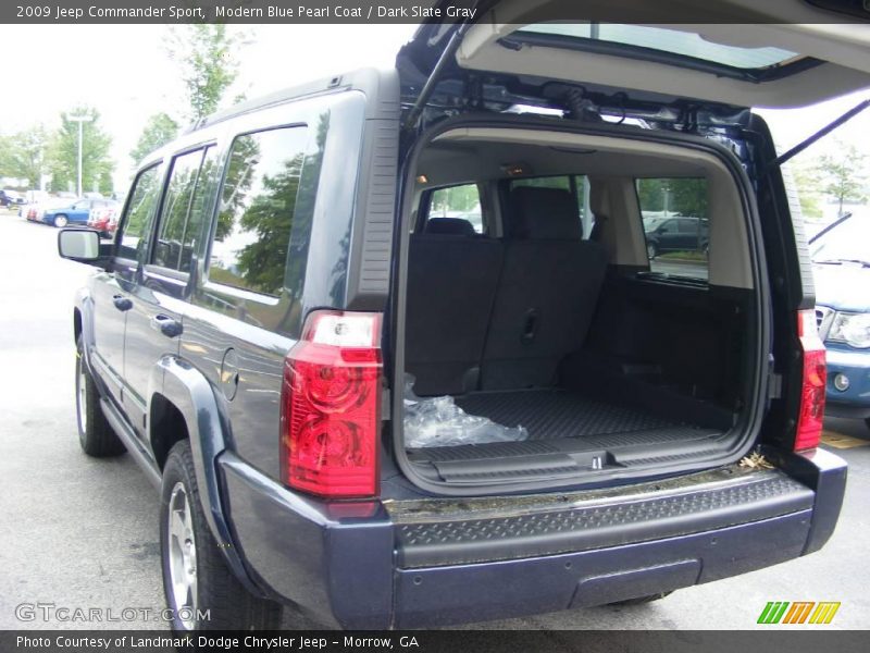 Modern Blue Pearl Coat / Dark Slate Gray 2009 Jeep Commander Sport