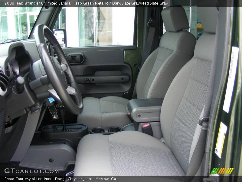 Jeep Green Metallic / Dark Slate Gray/Med Slate Gray 2008 Jeep Wrangler Unlimited Sahara