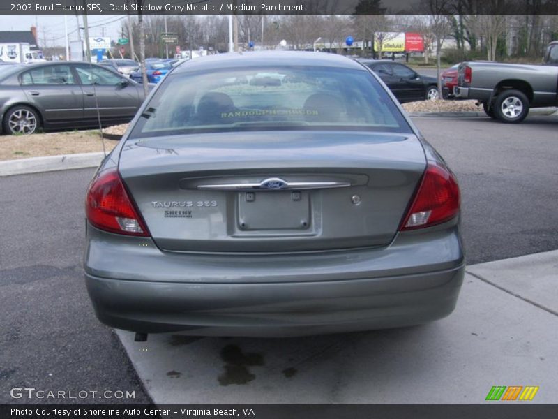 Dark Shadow Grey Metallic / Medium Parchment 2003 Ford Taurus SES