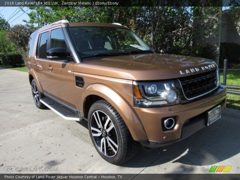 Zanzibar Metallic / Ebony/Ebony 2016 Land Rover LR4 HSE LUX