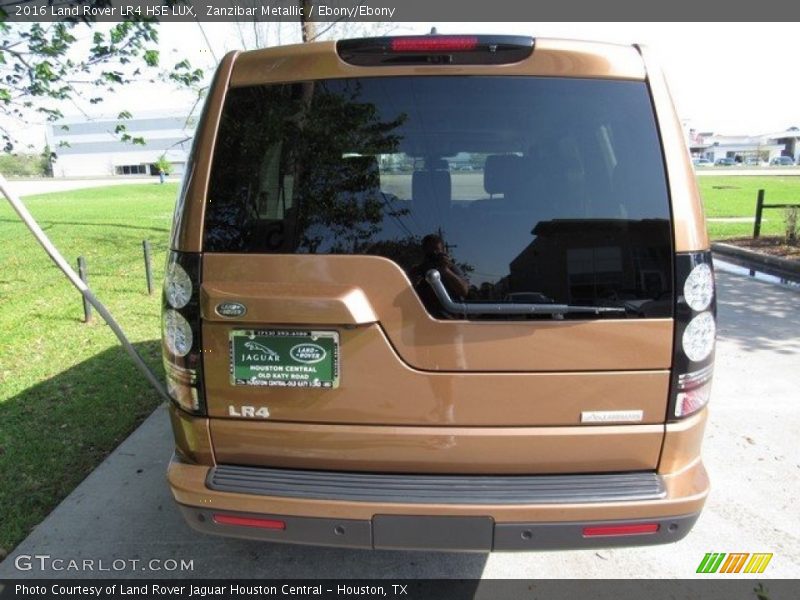 Zanzibar Metallic / Ebony/Ebony 2016 Land Rover LR4 HSE LUX