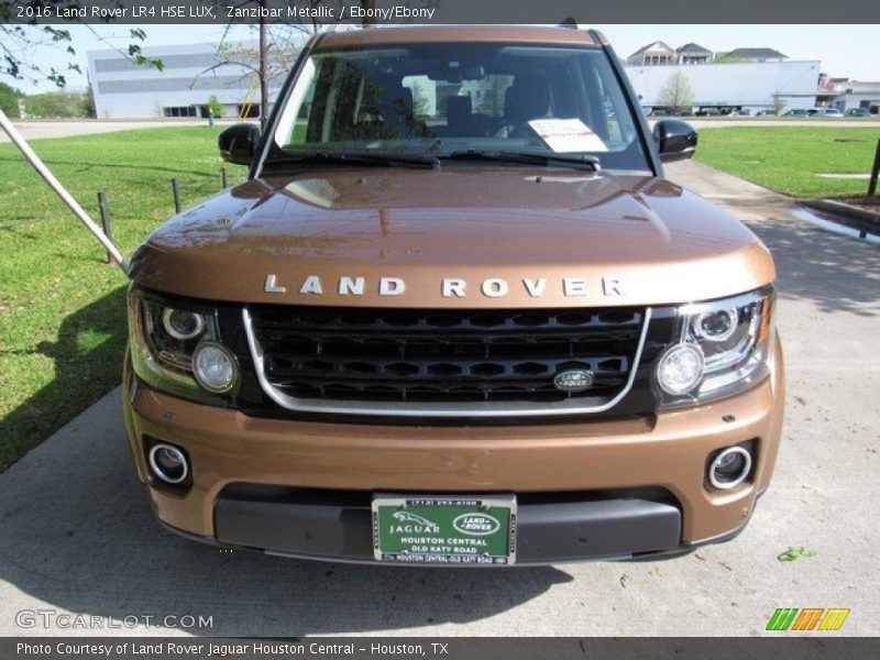 Zanzibar Metallic / Ebony/Ebony 2016 Land Rover LR4 HSE LUX