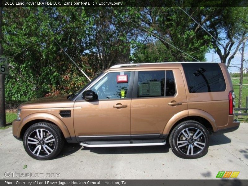 Zanzibar Metallic / Ebony/Ebony 2016 Land Rover LR4 HSE LUX