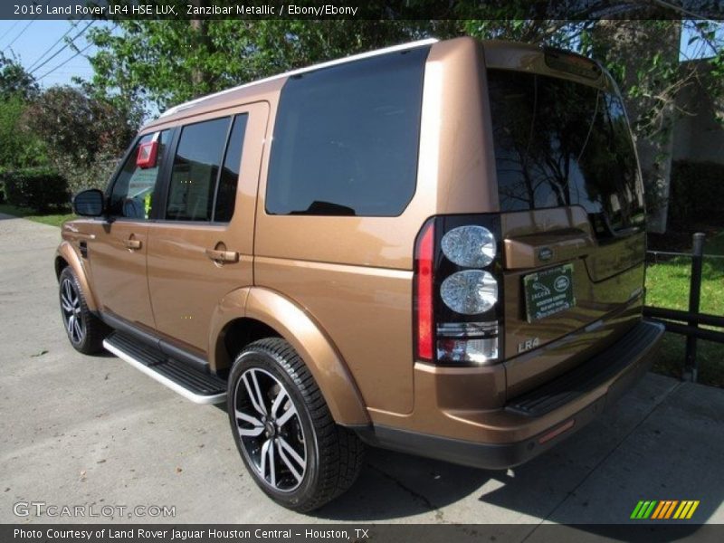 Zanzibar Metallic / Ebony/Ebony 2016 Land Rover LR4 HSE LUX