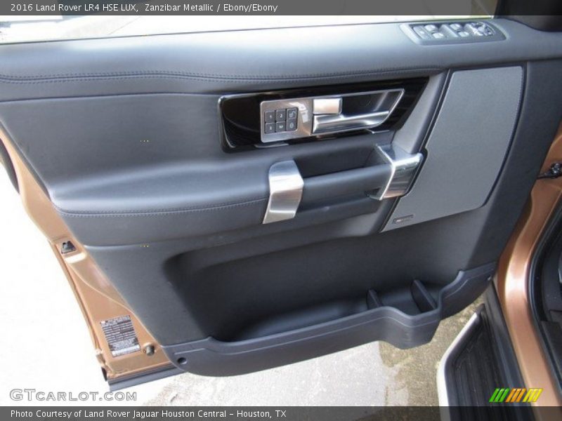 Zanzibar Metallic / Ebony/Ebony 2016 Land Rover LR4 HSE LUX